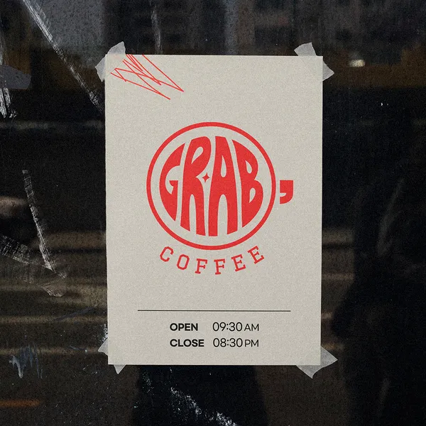 GRAB COFFEE 로고 디자인